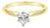 Quarter Carat Pear Solitaire Diamond Engagement Ring, Size 7 For Sale