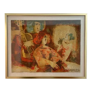 Alvar Sunol Lithograph, Newly Framed