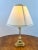 Traditional Vintage Empire Style Brass Fluted Crystal Column Table Lamp 1970's , a Pair For Sale - Image 3 of 11