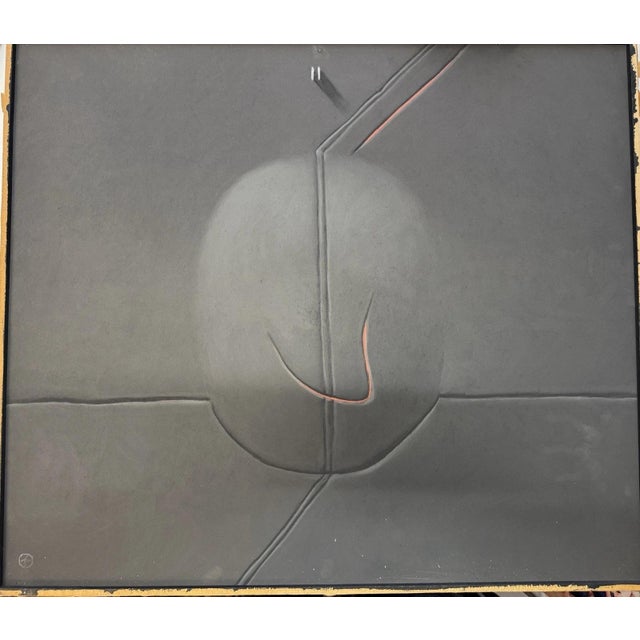 Red Hans Martin Erhardt, Still Life – Trompe-l'œil, 1969, Pastel For Sale - Image 8 of 13