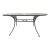 Mid 20th Century Francois Carre Restored Patio Dining Table With New Glass Insert, Attributed For Sale