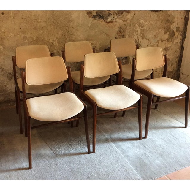1950s Dining Chairs by Hartmut Lohmeyer for Wilkhahn, 1950s, Set of 6 For Sale - Image 5 of 17