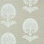 Contemporary Sample - Schumacher Ottoman Flower Sisal Wallpaper in Fog For Sale - Image 3 of 3