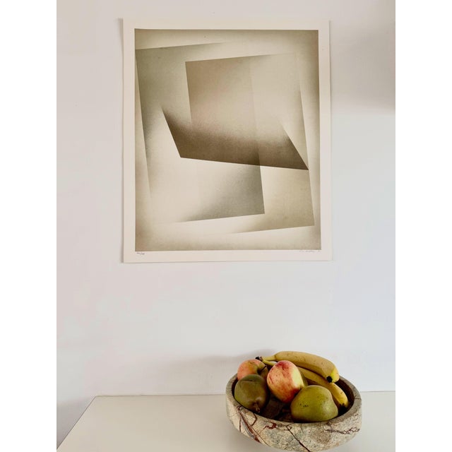 1980s Finn Mickelborg, Abstract Lithograph, 1980, Lithograph For Sale - Image 5 of 5