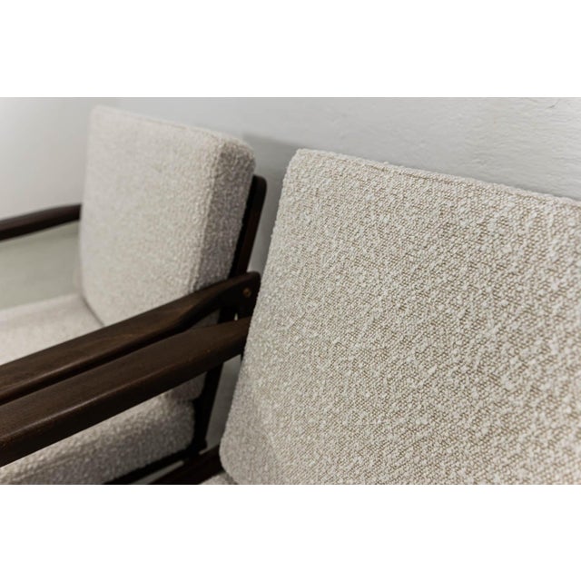 Mid-Century Modern Armchairs from Zenon Bączyk, 1960s, Set of 2 For Sale - Image 12 of 14