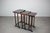 Elegant set of Art Deco nesting tables manufactured in Czechoslovakia during the 1930s. The tables showcase refined...