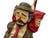 Signed Ron Lee Hobo Clown Resting in Hammock Sculpture on Natural Onyx Base, 1988 For Sale - Image 12 of 18