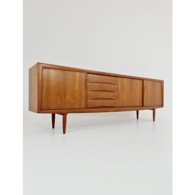 Gunni Omann Teak Sideboard by Gunni Omann for Axel Christensen, 1960s For Sale - Image 4 of 8