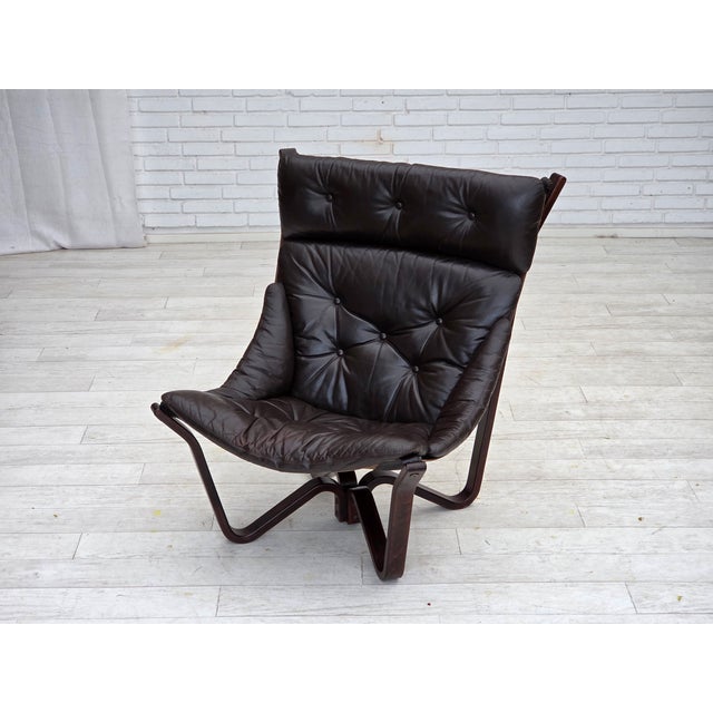 Norwegian Viking Lounge Chair by Jim Myrstad, 1970s For Sale - Image 12 of 18