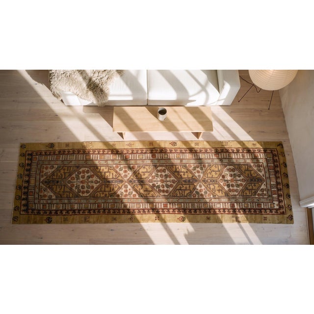 Late 19th Century Persian Serab Runner Carpet For Sale - Image 10 of 12