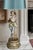 Bright Pink Mid-Century Porcelain Table Lamp Minstrel With Mandolin For Sale - Image 8 of 16