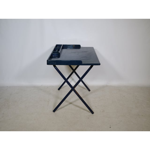 Space Age Desk in Metal and Plastic, France, 1980s For Sale - Image 9 of 18