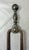 Metal Antique 18th Century Wrought Iron Turned Brass English Fireplace Tongs Tool 21 For Sale - Image 7 of 9