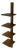 Mid Century Solid Oak Asymmetrical Wall Rack For Sale