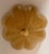 Metal 1980s Mid-Century Modern Golden Murano Glass Floral Flush Lamps - a Pair For Sale - Image 7 of 16