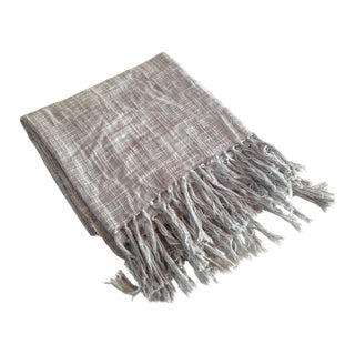 Iron Ore Textured Throw For Sale