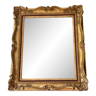 Vintage La Barge Wall Mirror in Ornate Giltwood Frame For Sale