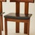 1970s Luigi Vaghi Wood Dining Chairs With Black Seat, Set of 6, 1960's Italy For Sale - Image 5 of 12