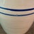Ceramic Vintage Signed Marshal Pottery Stoneware Crock Jar and Lid With Double Cobalt Stripes For Sale - Image 7 of 12