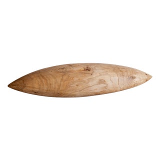 Wooden Seed Oak Sculpture by Jean-Baptiste Van Den Heede For Sale