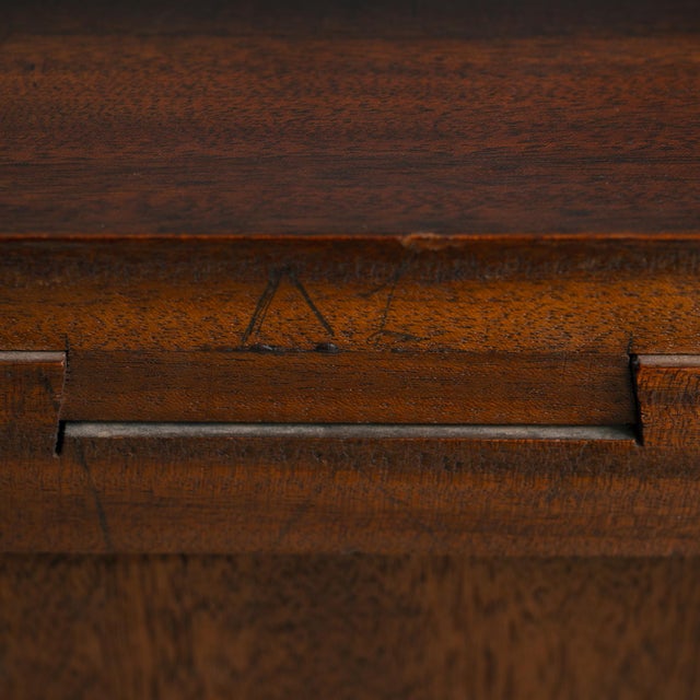 Art Deco Amsterdam School Walnut and Birdseye Maple Cabinet with Glass Doors, 1930s For Sale - Image 13 of 18
