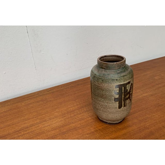 Mid-Century German Studio Pottery Vase by Karl Jüttner, Saalfeld, 1960s For Sale - Image 12 of 18