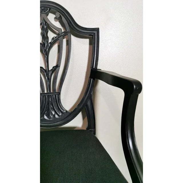 Antique English King Chair, 1860 For Sale - Image 11 of 13