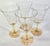 Champagne Etched Goblets- Set of Four For Sale - Image 11 of 12