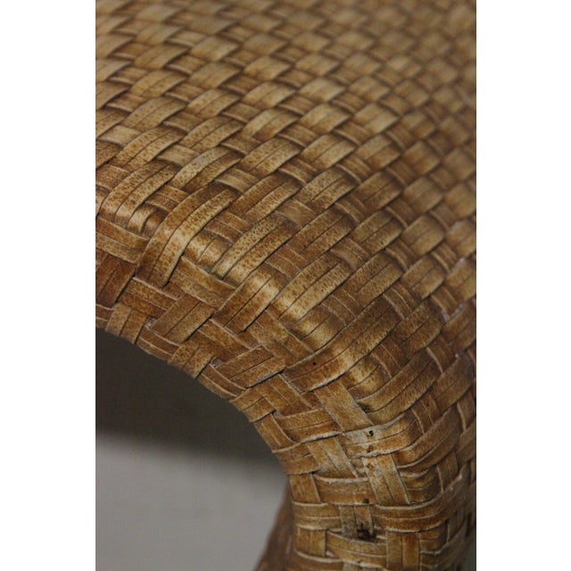 Woven Leather Armchair by Antonio Citterio for B&B Italia, Italy, 1970s For Sale - Image 9 of 11