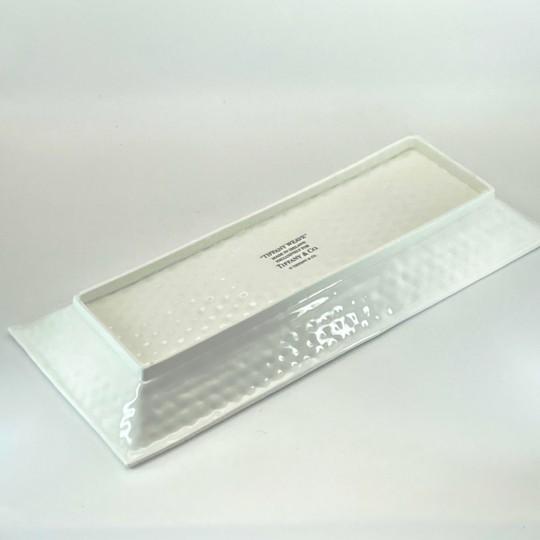 Vintage Tiffany & Co. "Tiffany Weave" Large Sandwich Platter For Sale - Image 11 of 16