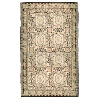 Modern Bassarabian Botanic Design Hand Knotted Wool Rug by Doris Leslie Blau For Sale