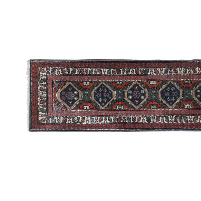 1960s 1960s Turkish Oushak Runner Rug 2'2" X 10'4" For Sale - Image 5 of 11