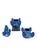 Dutch Delft Blue Ceramic Tulip Vases in the style of Vincent van Gogh, 2026, Set of 2 For Sale - Image 3 of 5