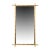 Designed for Wildwood by Meg Braff Designs. A classic brass, bamboo framed, rectangular mirror Dust with a dry cloth.