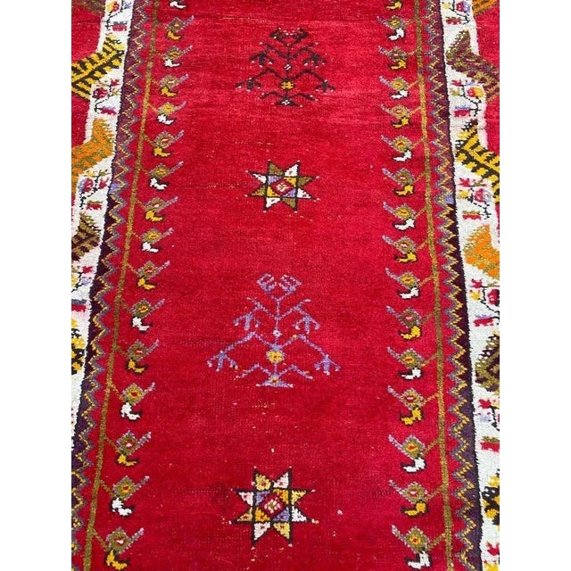 Antique Turkish Oushak Runner For Sale - Image 4 of 18