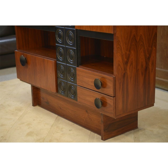 Vintage Brutalist Bar Cabinet by De Coene, 1970s For Sale - Image 9 of 13