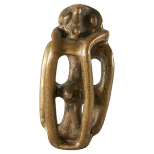 Sculptural Door Handle or Ornament in Bronze, 1930s