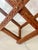 Mid-Century Modern Vintage Hand Carved Folding Wood Wine Rack For Sale - Image 3 of 6