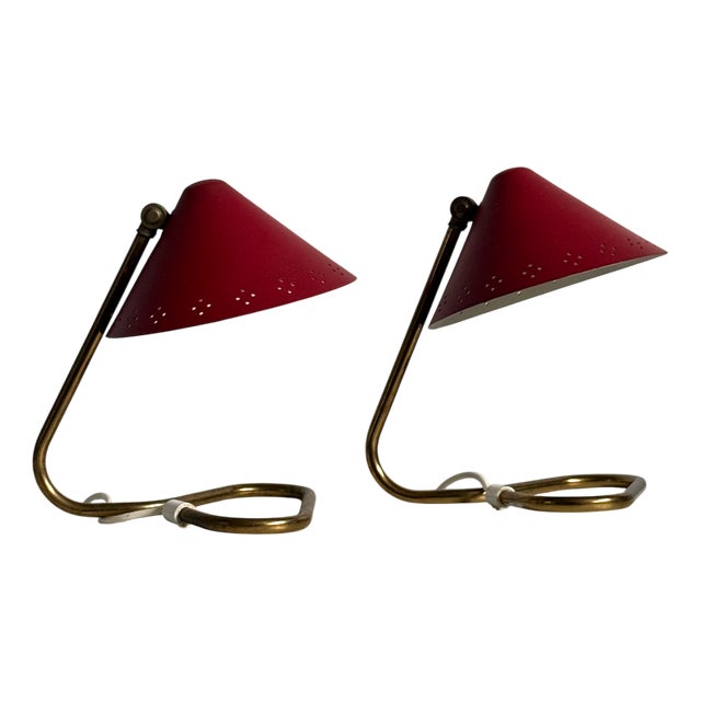 Table Lamps attributed to Erik Wärnå for Gnosjö, 1940s, Set of 2 For Sale