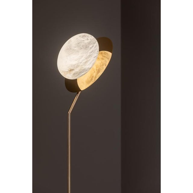 Reflex Floor Lamp by United Alabaster For Sale - Image 4 of 10