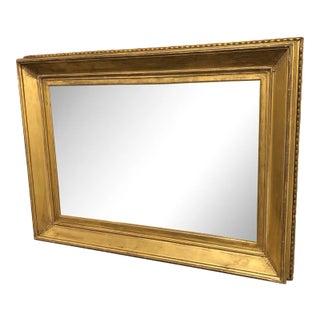 19th Century Regency Period Frame Mirror Ivy Frond Corners For Sale