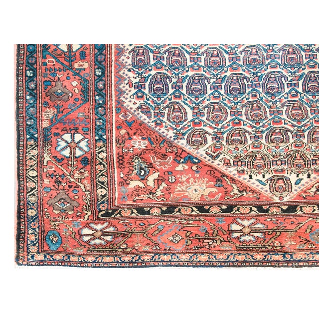 Early 20th Century Persian Nahavand Rug For Sale - Image 13 of 15