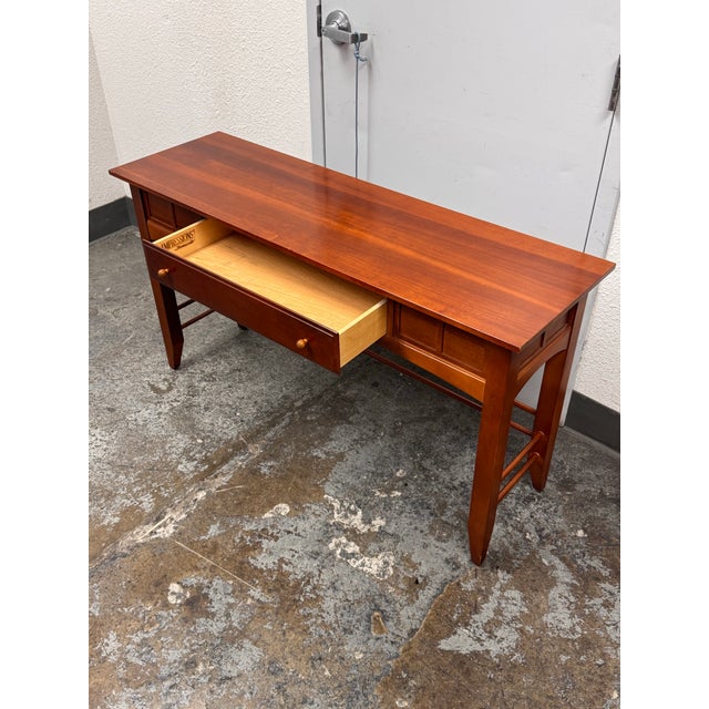 1990s Circa 1999 Impressions by Thomasville Bridges Collection Console Table For Sale - Image 5 of 12