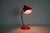 Mid-Century Red Metal Table Lamp attributed to Kaiser, 1960s, Germany from Kaiser Idell / Kaiser Leuchten For Sale - Image 4 of 12