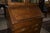 Traditional Vintage Baker Furniture Burled Walnut Drop Front Secretary Desk For Sale - Image 3 of 13