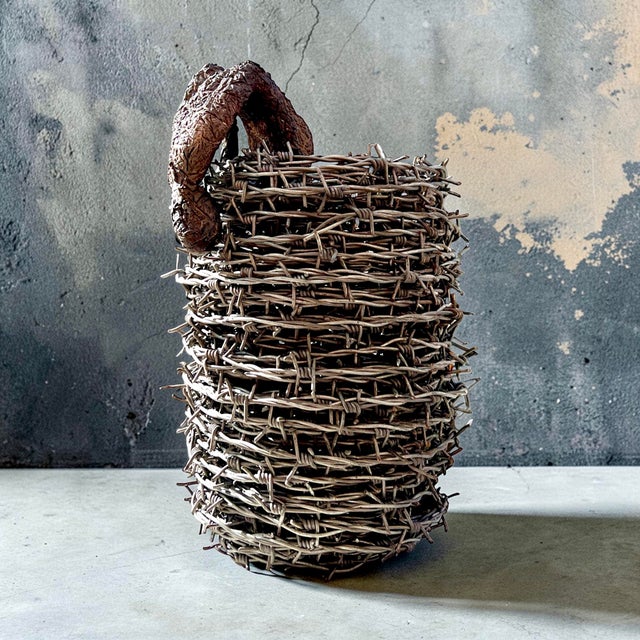 The Escape Sculpture, Late 20th Century, Barbed Wire and Bronze For Sale - Image 12 of 14