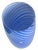 Glass Murano Art GLass Blue Swirl Vase For Sale - Image 7 of 15
