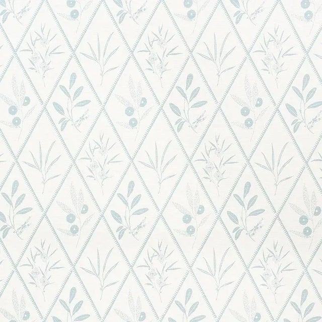 Modern Sample - Schumacher X Charlap Hyman & Herrero Endimione Fabric in Sky For Sale - Image 3 of 3