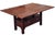 This American Craftsman–Style Rustic Oak Drop-Leaf Console / Dining Table has a substantial presence as a multifunctional...