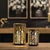 Forest Trees Punched Metal Candle Holder (Set of 2) For Sale - Image 9 of 9